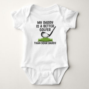 Mein Daddy ist ein besserer Golfer als dein Daddy Baby Strampler