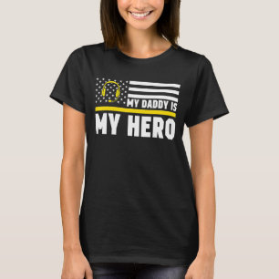 Mein Daddy ist mein Held Niedlich 911 Dispatcher V T-Shirt