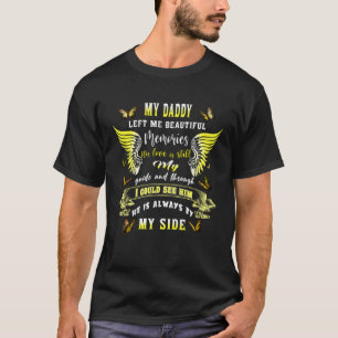 Mein Daddy mein Engel Er wacht über meinem Rücken T-Shirt