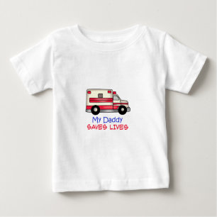 MEIN DADDY RETTE LEBEN BABY T-SHIRT