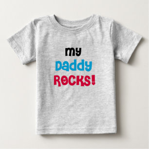 Mein Daddy Rocks Baby T-shirt