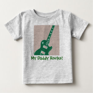 Mein Daddy Rocks Baby T-shirt