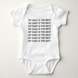 MEIN DADI IST DER BESTE Baby Bodysuit Strampler