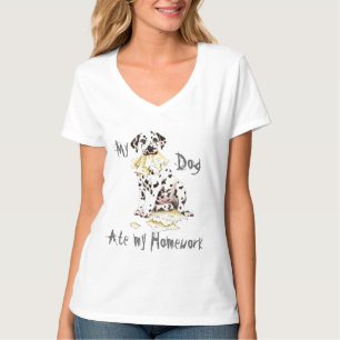 Mein Dalmatiner ate meine Hausaufgaben T-Shirt