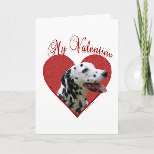Mein Dalmatiner Valentine Feiertagskarte