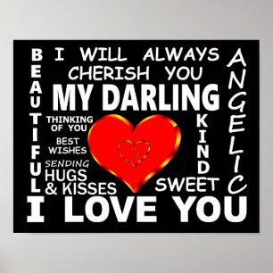 Mein Darling, ich Liebe dich Poster
