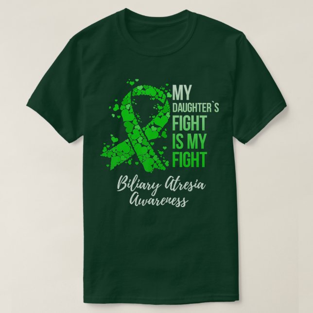 Mein Dauerkampf ist mein Kampf gegen Biliary Atres T-Shirt (Design vorne)