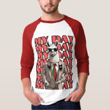 Mein Day Llama in Gucci Inspo Red Black Beige Desi