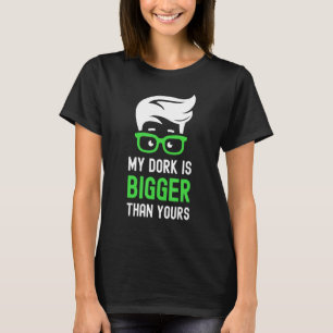 Mein Depp ist größer als dein Funny Smart Nerd Gla T-Shirt