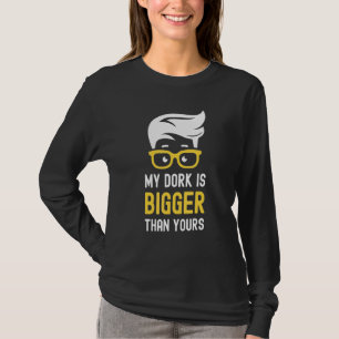 Mein Depp ist größer als deine Smart Nerd Brille T-Shirt
