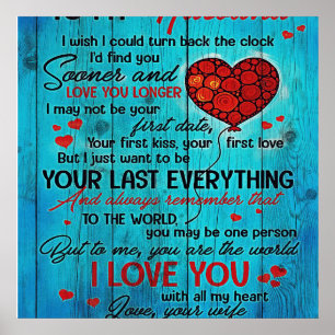 Mein Design Lieben für Ehemänner Poster