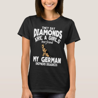 Mein deutscher Schäferhund ist mein bester Freund, T-Shirt
