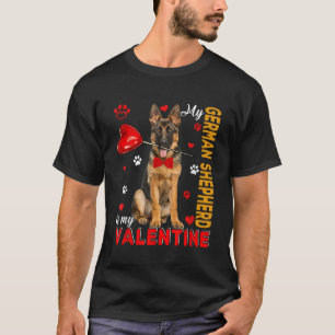 Mein deutscher Schäferhund ist mein Niedlicher Val T-Shirt
