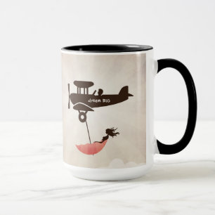 Mein Dienstagstraum - Regenschirm-Fantasie Tasse