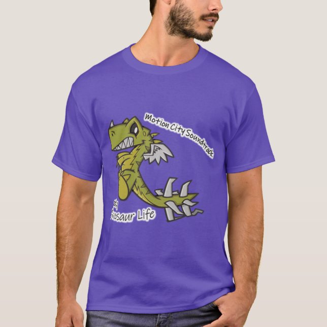 Mein Dinosaurier-Leben Geschenk T-Shirt (Vorderseite)