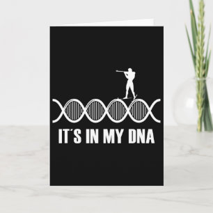 Mein Dna Biathlon Fingerabdruck Skifahren Slogan S Karte