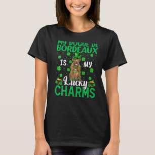 Mein Dogue de Bordeaux ist mein glücklicher Charme T-Shirt