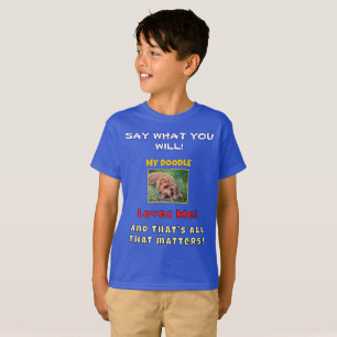 Mein Doodle liebt mich Jungen T-Shirt