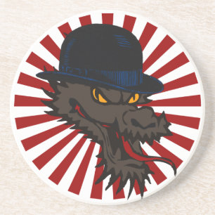 Mein Dragon-Logo Getränkeuntersetzer