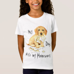 Mein Drahthaar Dackel Ate meine Hausaufgaben T-Shirt