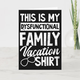 Mein dysfunktionales Familienurlaub-Outfit-Design  Karte