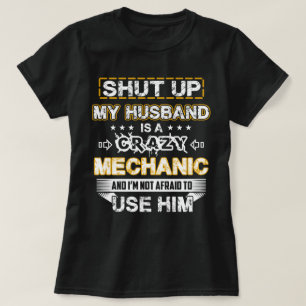 Mein Ehemann ist ein verrückter Mechaniker T-Shirt