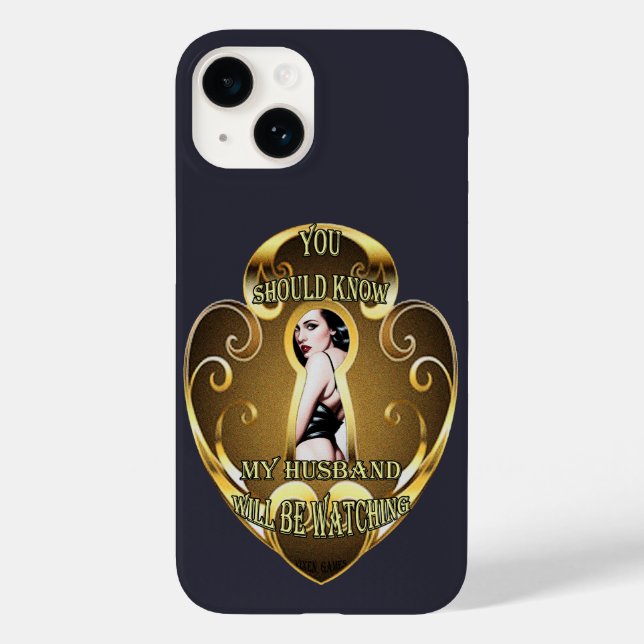 Mein Ehemann wird vixen hotwife beobachten Case-Mate iPhone Hülle (Rückseite)