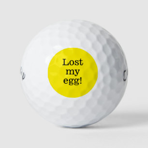 Mein Ei Gewittertes Sprichwort Neon Yellow Oaster Golfball