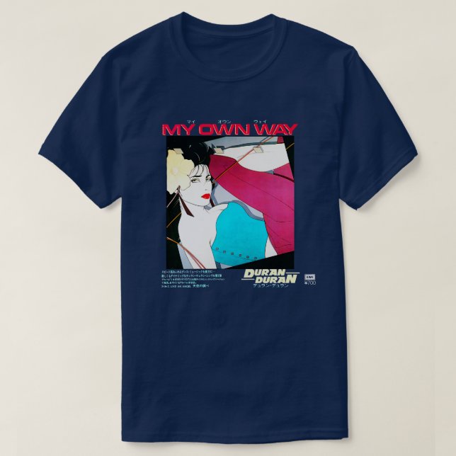 MEIN EIGENER WEG Japanischer Single 1981 T-Shirt (Design vorne)
