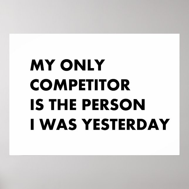 Mein einziger Konkurrent Poster (Vorne)