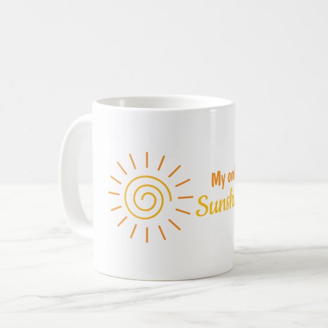 Mein einziger Sonnenschein Becher & Tassen (Vorderseite Links)
