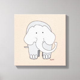 Mein Elefant Custom 12x12 Leinwand Art