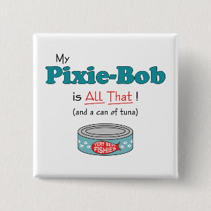 Mein Elf-Bob ist aller das! Lustige Miezekatze Button