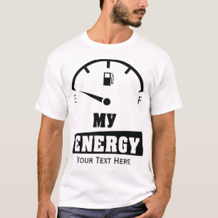 Mein Energie-Motivations-Power-Quote-Design T-Shirt