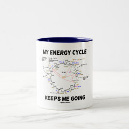 Mein Energie-Zyklus behält mich zu gehen (Krebs Zweifarbige Tasse
