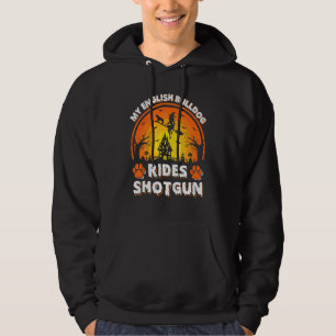 Mein English Bulldog fährt mit der Hexe auf der Sc Hoodie