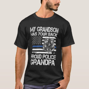 Mein Enkel hat Ihren verborgenen, stolzen Polizeib T-Shirt