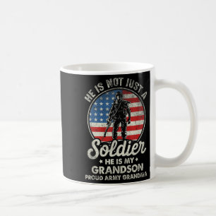 Mein Enkel ist ein Soldat Zitat Stolz Army Oma Kaffeetasse