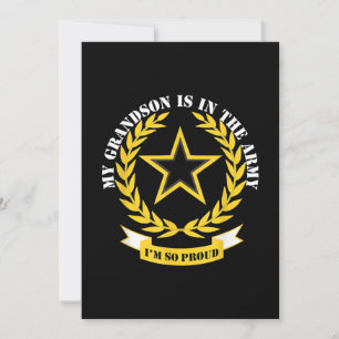 Mein Enkel ist im Army-Geschenk Einladung
