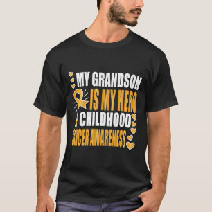 Mein Enkel ist mein Held Kinderkrebsbewusstsein T-Shirt