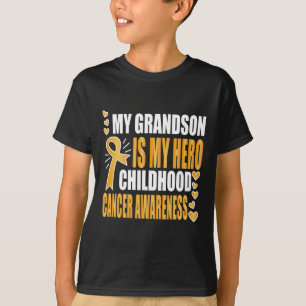 Mein Enkel ist mein Held Kinderkrebsbewusstsein T-Shirt