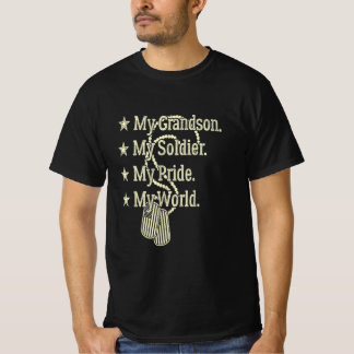 Mein Enkel Soldat Helden Militär Opa Geschenk T-Shirt