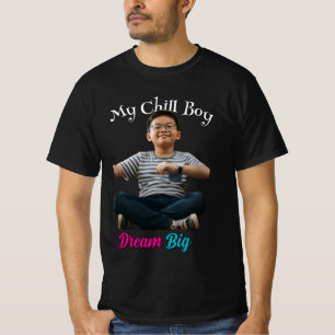 Mein entspannter Junge personalisiertes Foto T-Shirt