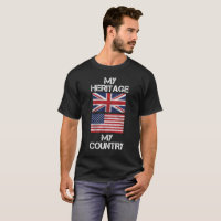 Mein Erbe mein Land-britischer amerikanischer T -