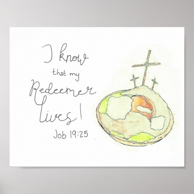 Mein Erlöser lebt Poster (Vorne)