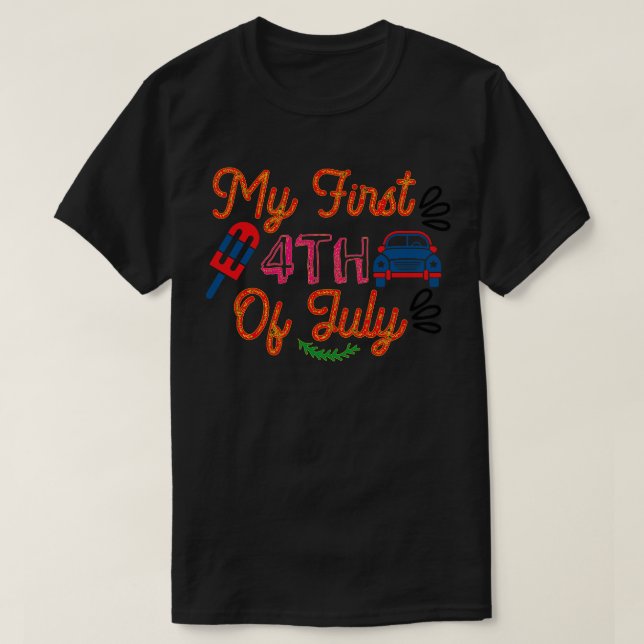 mein erster 4. Juli T-Shirt (Design vorne)