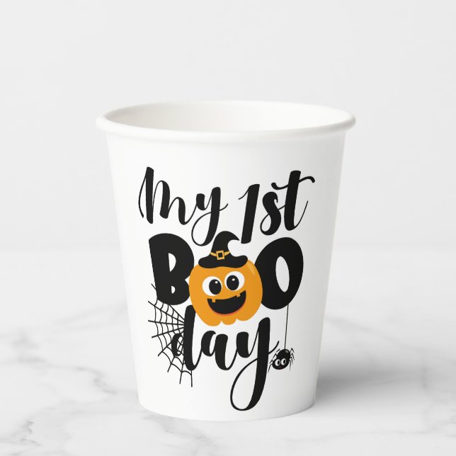 Mein erster Bootstag Pappbecher (Vorderseite)