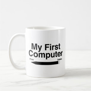 Mein erster Computer Kaffeebecher Kaffeetasse