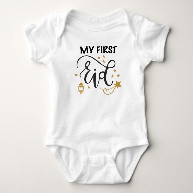 Mein erster Eid Baby Anzug Strampler (Vorderseite)