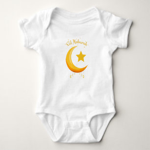 Mein erster Eid Ramadan Moon Islam Baby Bodysuit Baby Strampler